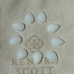9 Kendra Scott white opalite Brynn/kiri/dee stones